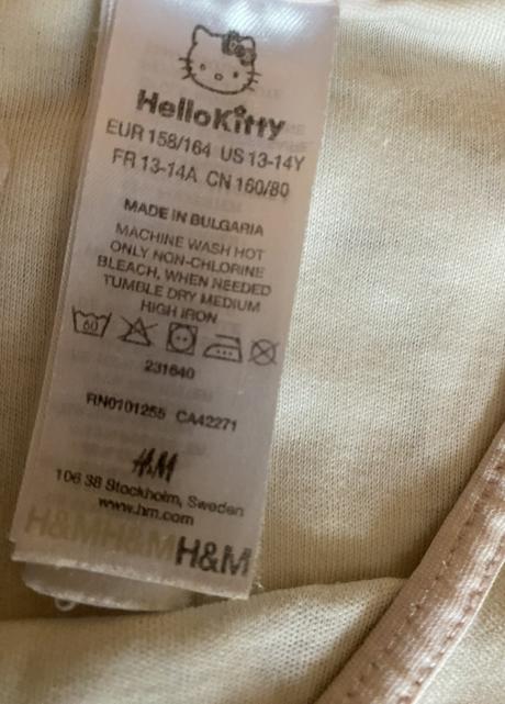 Nočná košieľka h&m - sanrio hello kitty c. 158/164, h&m,158