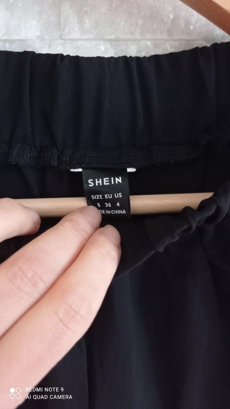 Čierne nohavice shein, 36