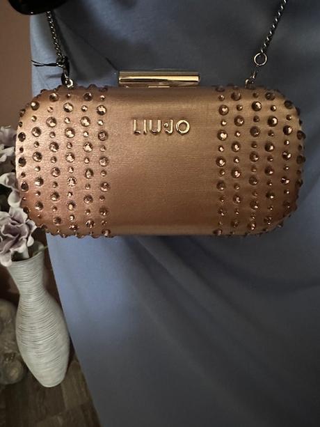 Malá spoločenská kabelka rose gold liu jo originál, liu jo
