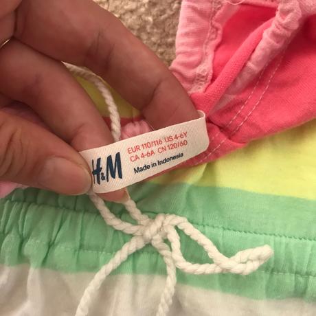 Letné šaty h&m v.110/116, h&m,110