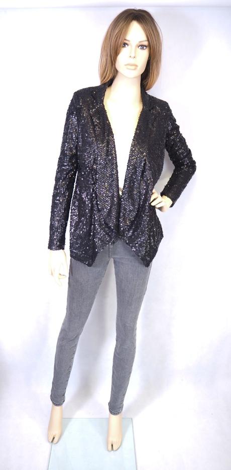 Kvalitné flitrovaný blejzer house of dereon, xs