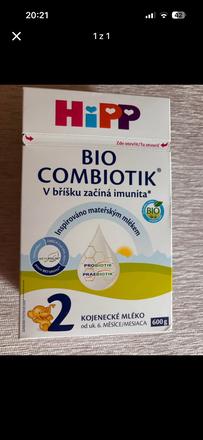 Hipp bio combiotik 2 od 6 mesiacov,