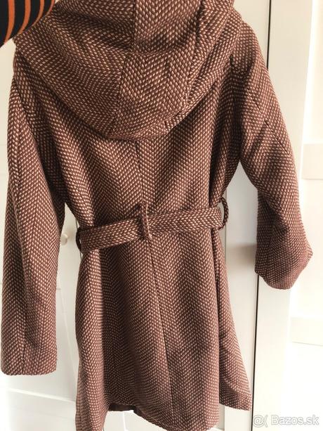 Krátky kabát s vlnou melirovany pc 54e, bonprix,42