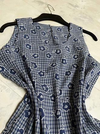 Plátenná madeirová blúzka, xl