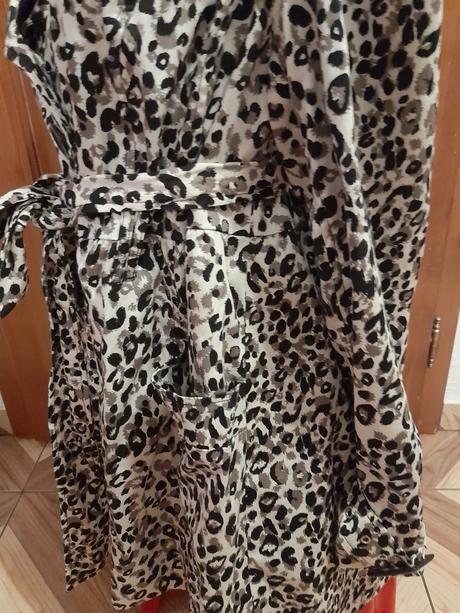 Krásny leopardí trenčkot, new look,46