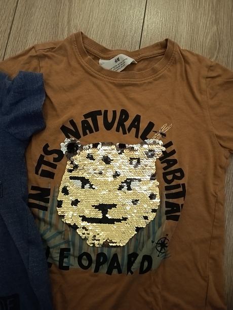Interaktívne tričká, h&m,110