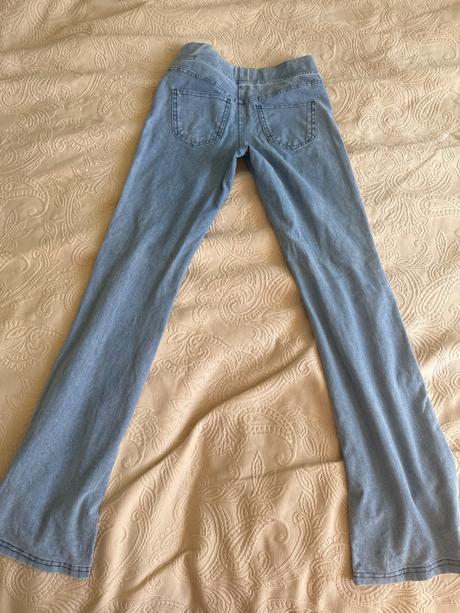 Úzke strecove rifle jeggins, h&m,152