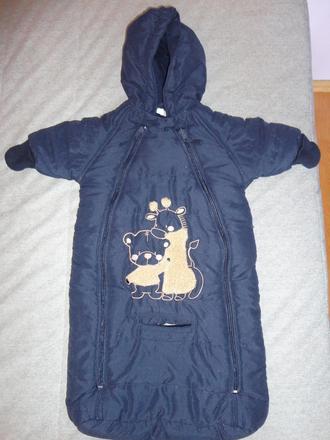 Zimná kombinéza / overal pre novorodenca, 