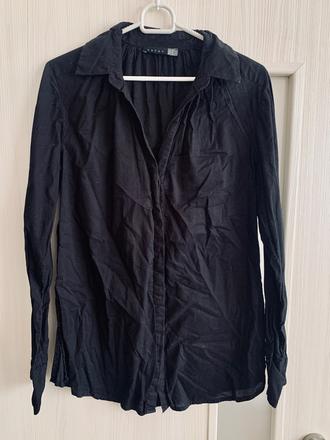 Čierna košeľa koton 38, 38