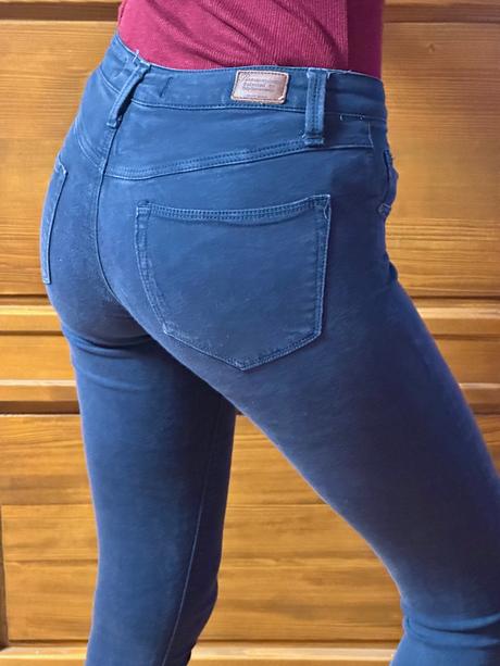 Tmavomodré rifle, tally weijl,xs