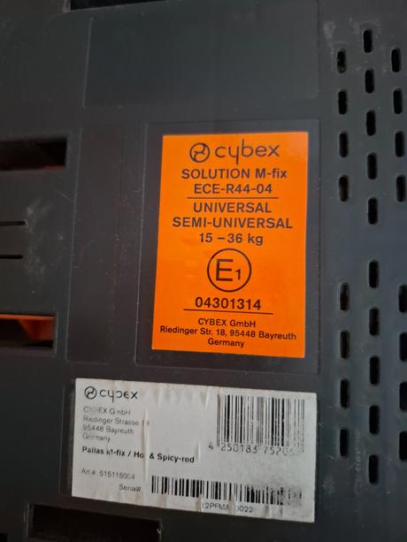 Autosedačka cybex pallax fix 9-36kg gold line, cybex