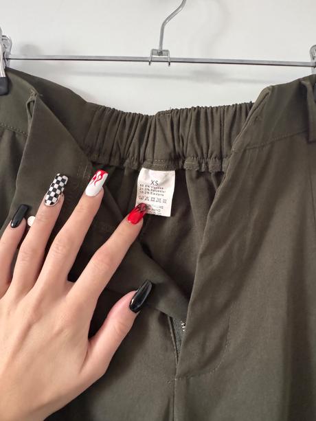 Tmavozelené kapsáče shein, xs