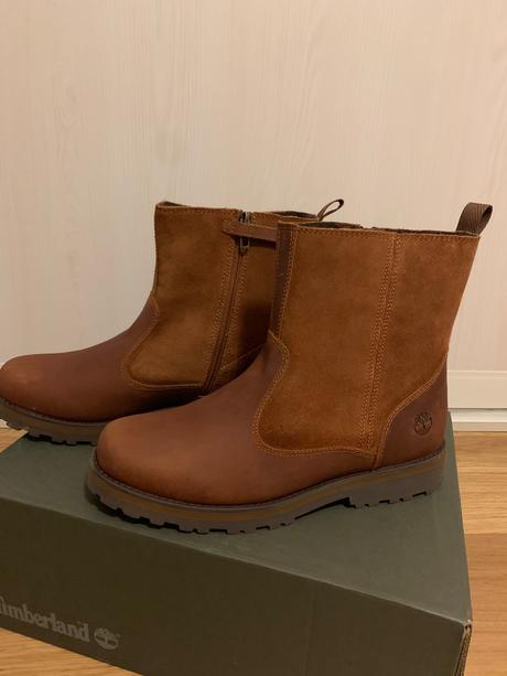 Zimne kozene topanky, timberland,40