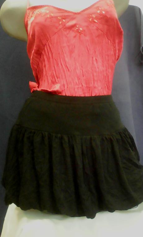 Cierna mini sukna, xs