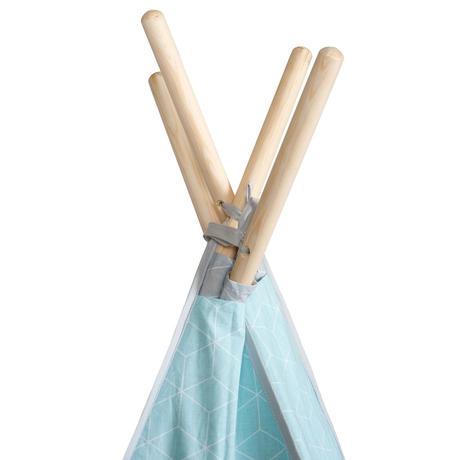 Detský luxusný stan tyrkysový,