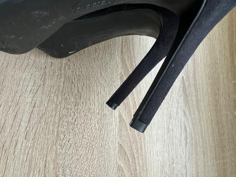 Čierne topánky na opatku, deichmann,38