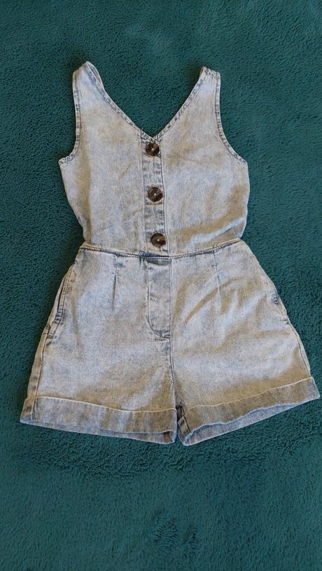 Dievčenský riflový overal s uzlom, 116