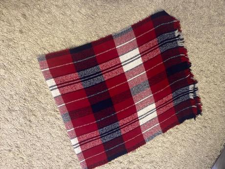 Hrubý šál kockovaný, 
