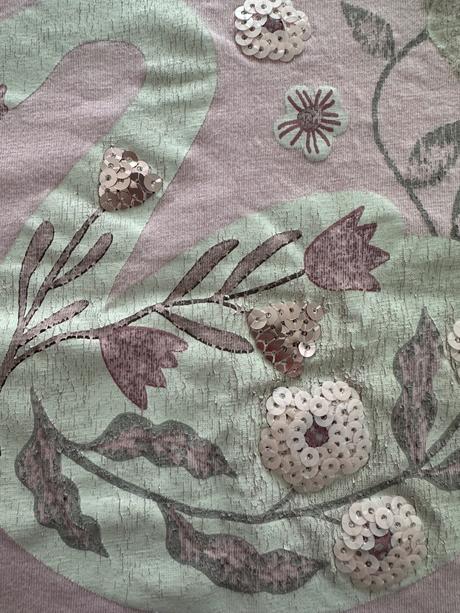 Tričko s labuťou, lindex,116