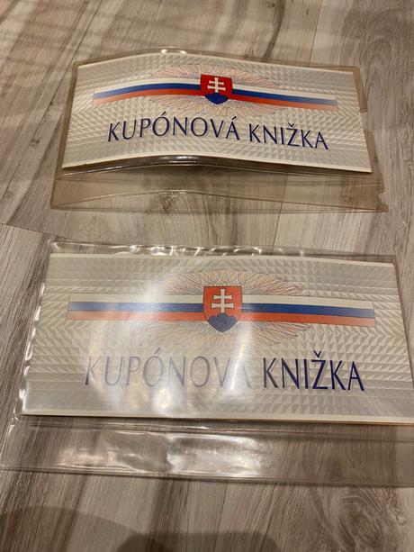 2 ks kupónová knižka privatizácia vintage, retro,, 