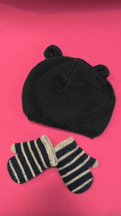 Set čiapka a rukavičky, c&a,80