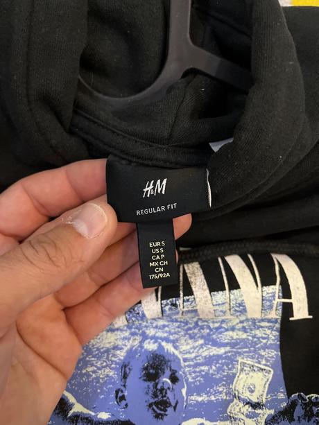 Predám mikinu nirvana, h&m,s