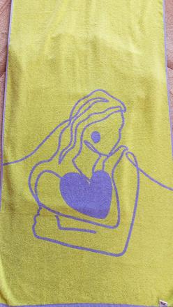 Veľká osuška s obrázkom,