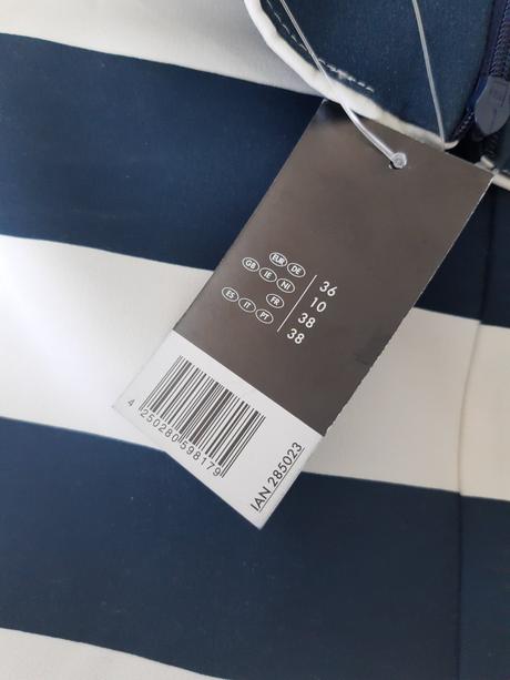 Dámska puzdrová pásikavá sukňa, esmara,36