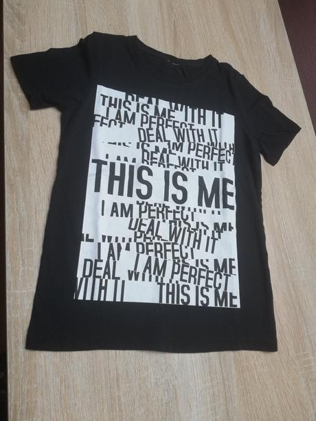 Čierne tričko, lindex,128