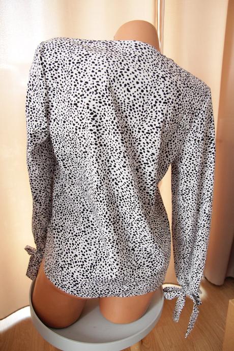 Bielo čierny blúzka, s/m, s