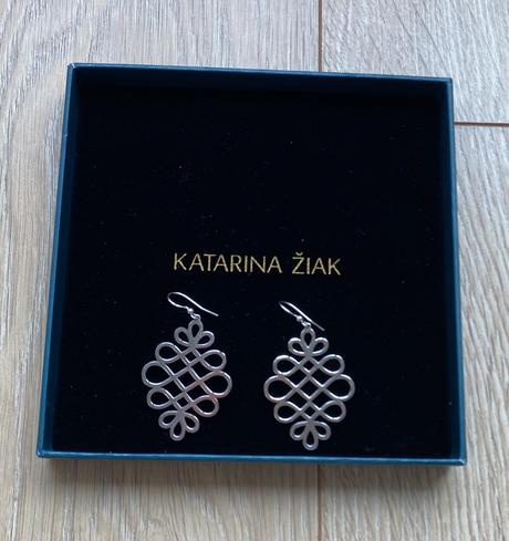 Náušnice katarína žiak folklórne nekonečno 4 cm, 