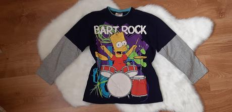 Tričko bart simpsons rock, bhs,134