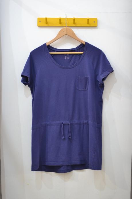 Dlhé fialové tričko 40/42, 40