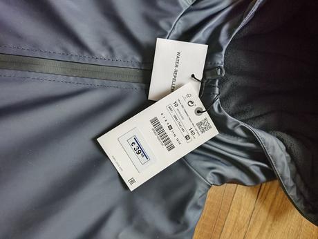 Nepremokava zateplena bunda zara, zara,140