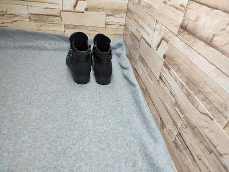 Rieker 36 - dámske čierne kožené topánky, rieker,36