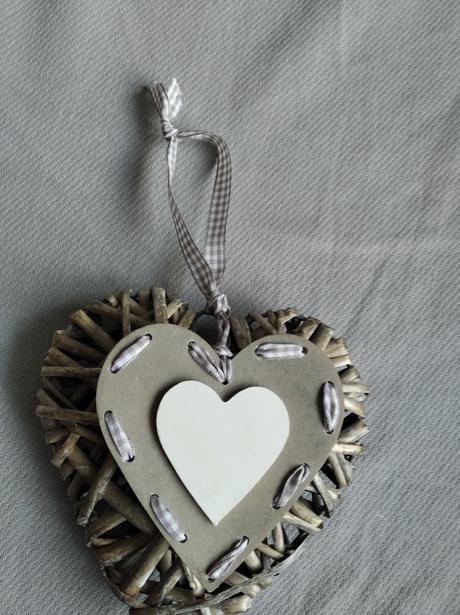 Prútené srdcia - na zavesenie, 
