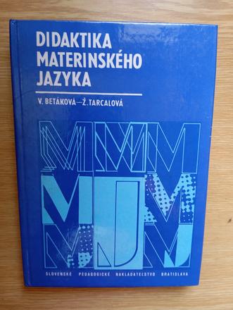 Didaktika materinského jazyka, 