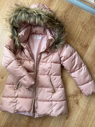 Zimná bunda, h&m,128
