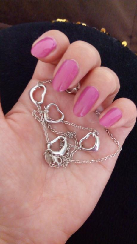 Strieborná retiazka so srdiečkami, 