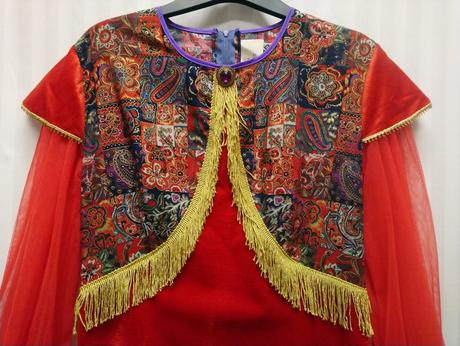 Dámsky kostým panovníčka, konfetti, 38, xs - s,