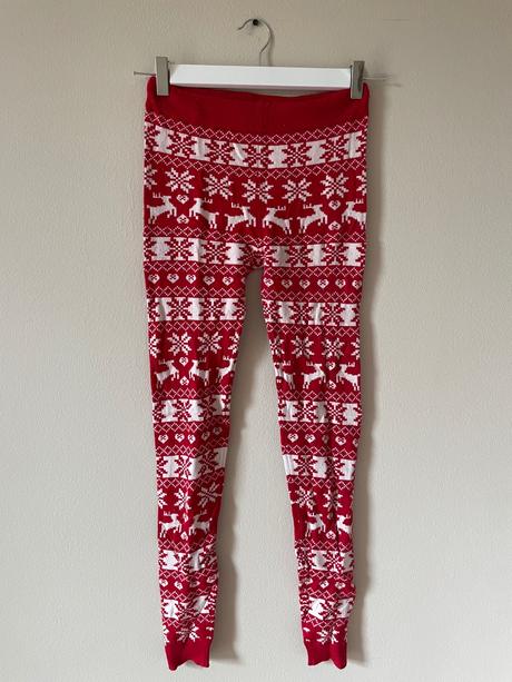 Vianočné legíny, esmara,xs