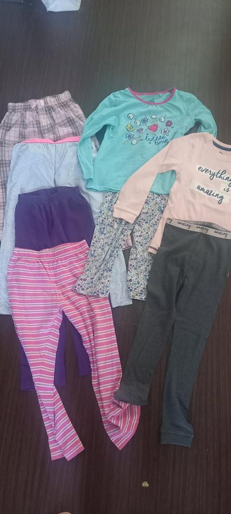 Pyžamo a pyzamove nohavice 110-116, 110