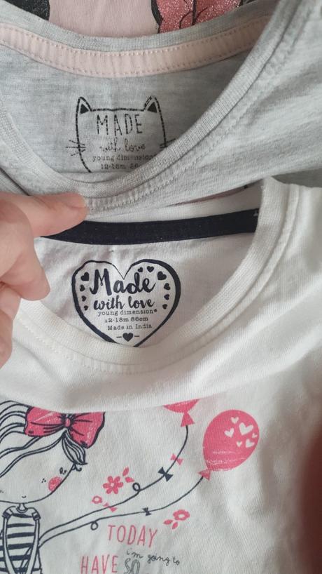 Balik letného oblečenia pre dievčatko v. 80-86, 86–98