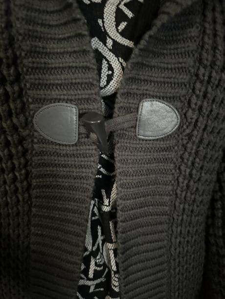 Tmavosivý svetrík s kapucňou zn. gaudi jeans, gaudi,m