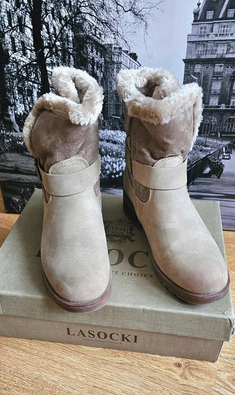 Teplé čižmičky lasocki, lasocki,38
