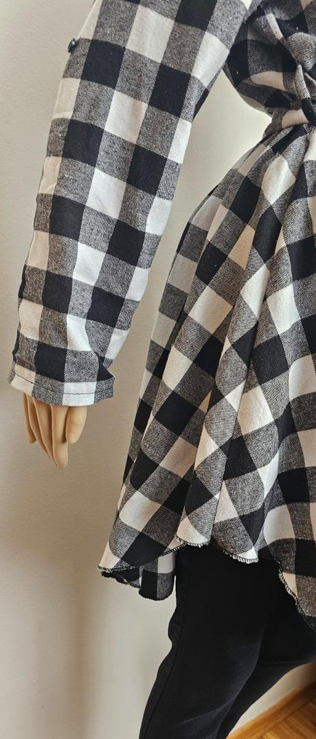 Predĺžená košeľa - blúzka,