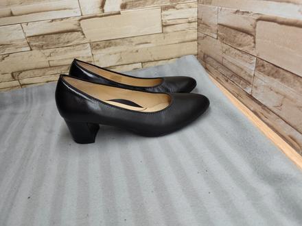 Ara 38,5 - dámske kožené čierne lodičky, ara,38