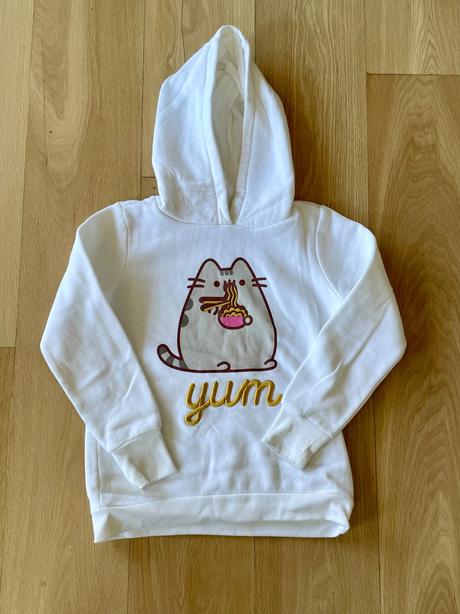 Mikina pusheen top stav, reserved,140