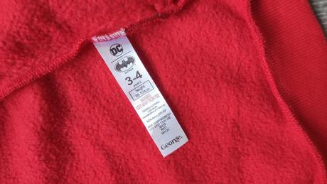 Zateplená mikina batman, top stav, george,104