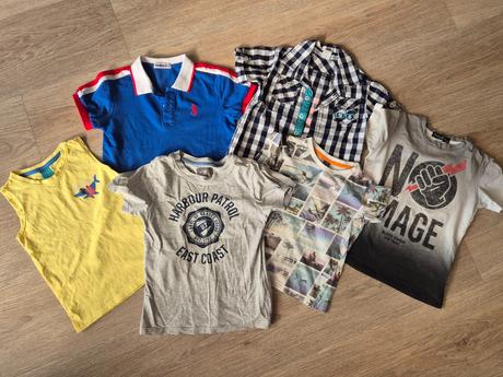 Tricko 6x, vel.110/116, 104–116